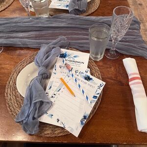 Set of 10 woven rattan placemats